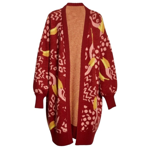 Farm Rio Toucan Cardigan Sweater - Picture 1 of 16